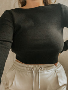 PDX Open Back Sweater