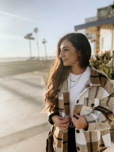 Denver Plaid Checkered Shacket